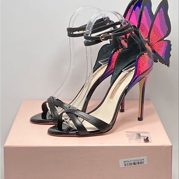 Sophia Webster Chiara Leather Butterfly Sandals size 37 - Picture 11 of 13